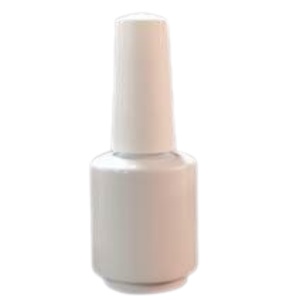 10ML White Gel Polish Bottle - empty